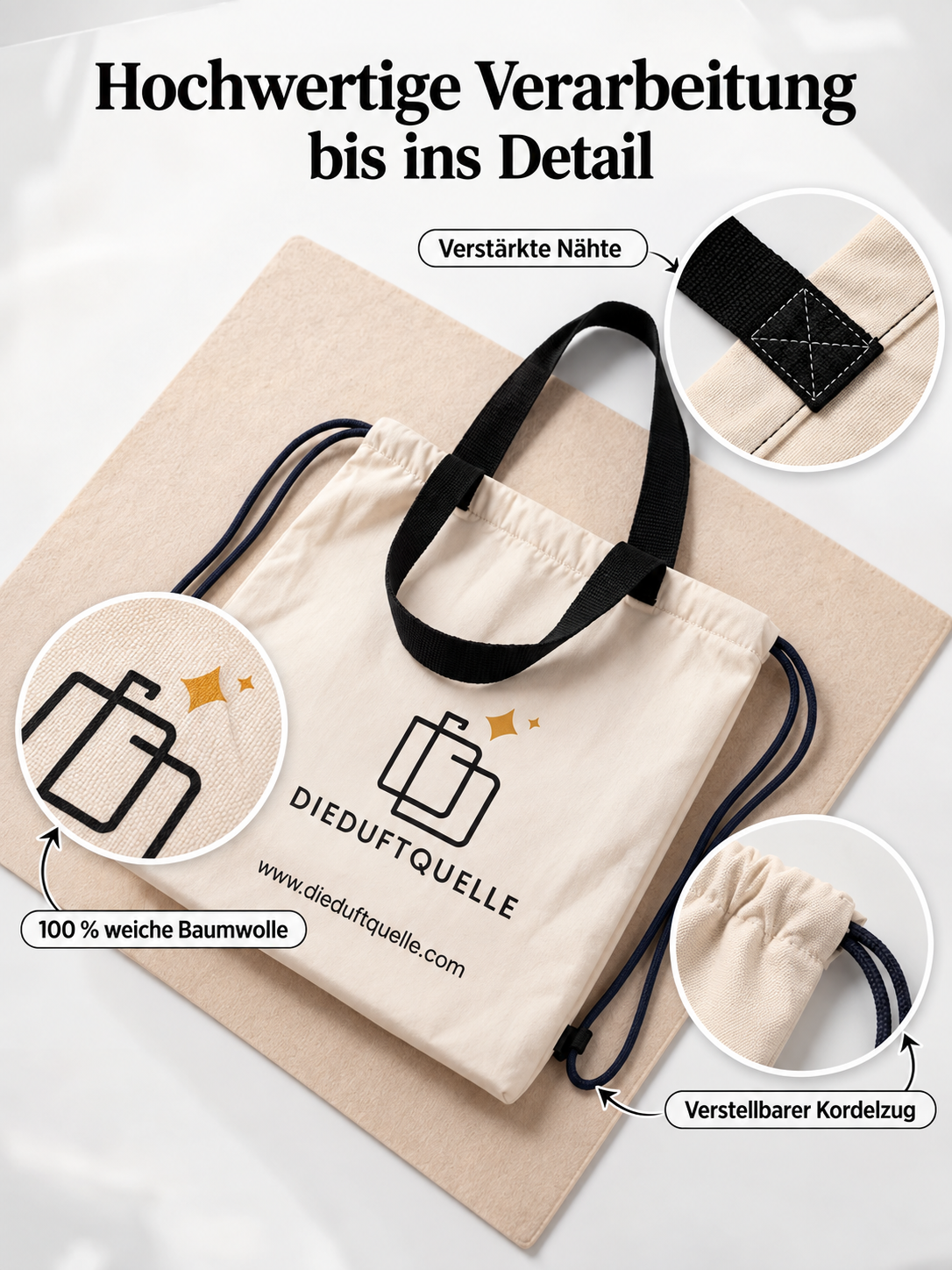 Jutebeutel DieDuftQuelle
